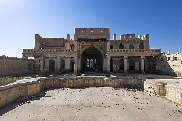 Abandoned Abdullah al-Suleiman Palace, Taif, Kingdom of Saudi Arabia, Middle East