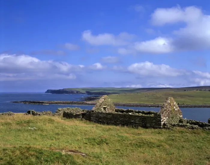 Framed Print : Abandoned house on the shores of Hamna Voe Framed Print : Abandoned house on the shores of Hamna Voe