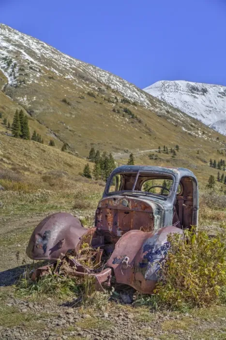 Framed Print : Abandoned truck, Animas Forks Mine ruins, Animas Forks, Colorado, United States of America Framed Print : Abandoned truck, Animas Forks Mine ruins, Animas Forks, Colorado, United States of America