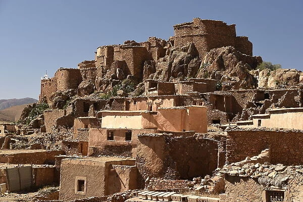 The abandoned village of Amassine, Anti-Atlas, Morocco, North Africa, Africa