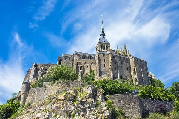 Abbaye du Mont-Saint-Michel, Mont-Saint-Michel, UNESCO World Heritage Site, Manche