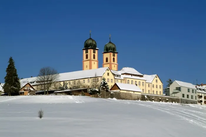 Framed Print : Abbey church St. Margen in winter, Black Forest, Baden-Wurttemberg, Germany, Europe Framed Print : Abbey church St. Margen in winter, Black Forest, Baden-Wurttemberg, Germany, Europe