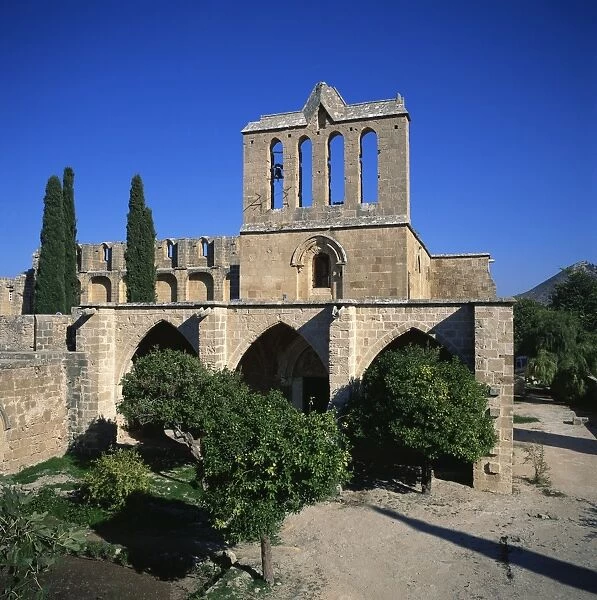 Abbey founded in early 13th century AD by Augustinians fleeing Palestine