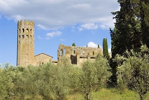 Abbey of Saints Severo and Martiryo, La Badia, Orvieto, Umbria, Italy, Europe