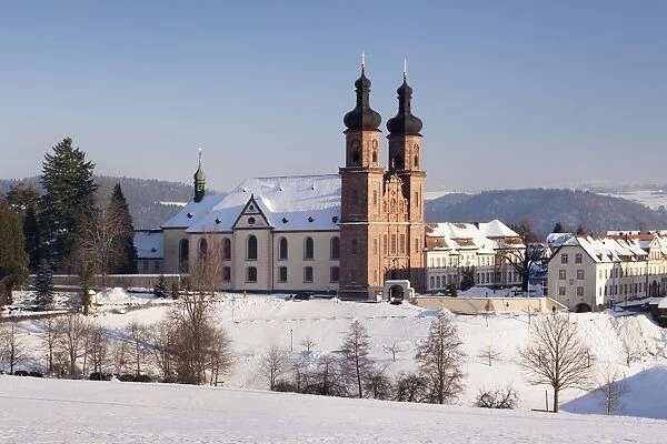 Abbey of St. Peter (Sankt Peter), Glottertal Valley, Black Forest, Baden-Wuerttemberg