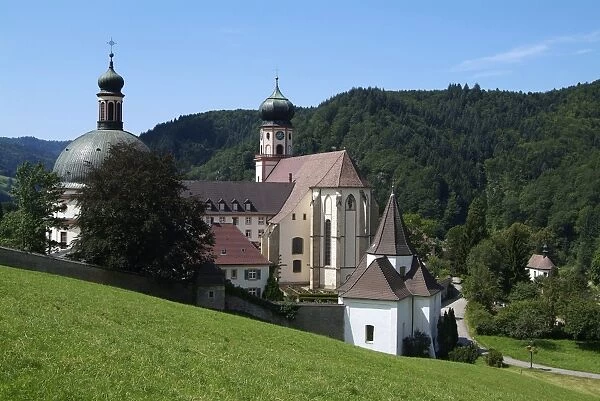 Abbey of St. Trudpert, Munstertal, Black Forest, Baden-Wurttemberg, Germany, Europe