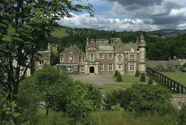 Abbotsford House, home of Sir Walter Scott, Borders, Scotland, United Kingdom, Europe