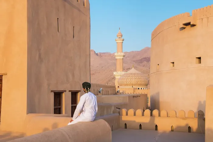 Framed Print : Abdullah, guide of the Museum, posing at Nizwa Fort, Ad Dakhiliyah Region, Sultanate of Oman, Arabian Peninsula Framed Print : Abdullah, guide of the Museum, posing at Nizwa Fort, Ad Dakhiliyah Region, Sultanate of Oman, Arabian Peninsula