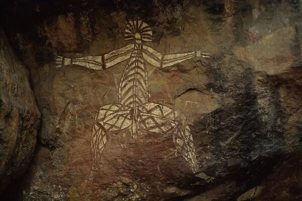 Aboriginal painting, Kakadu, Northern Territory, Australia, Pacific