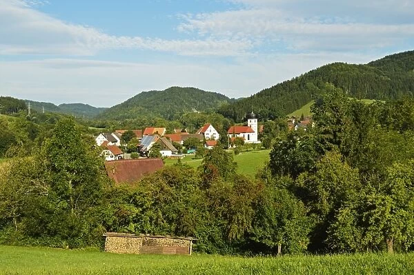 Achdorf village, Black Forest, Baden-Wurttemberg, Germany, Europe