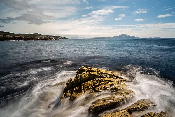 Achill Islan looking south, County Mayo, Connacht, Republic of Ireland, Europe