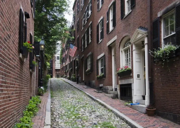 Framed Print : Acorn Street Framed Print : Acorn Street