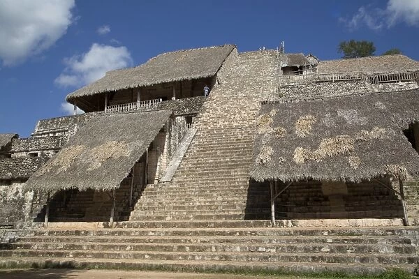The Acropolis, Ek Balam, Mayan archaeological site, Yucatan, Mexico, North America