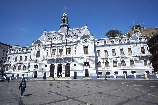 The Admiralty Building, Valparaiso, Chile, South America