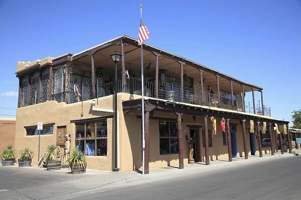 Adobe architecture, Old Town, Albuquerque, New Mexico, United States of America