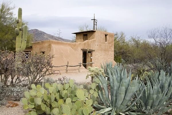 Adobe Mission, De Grazia Gallery in the Sun, Tucson, Arizona, United States of America