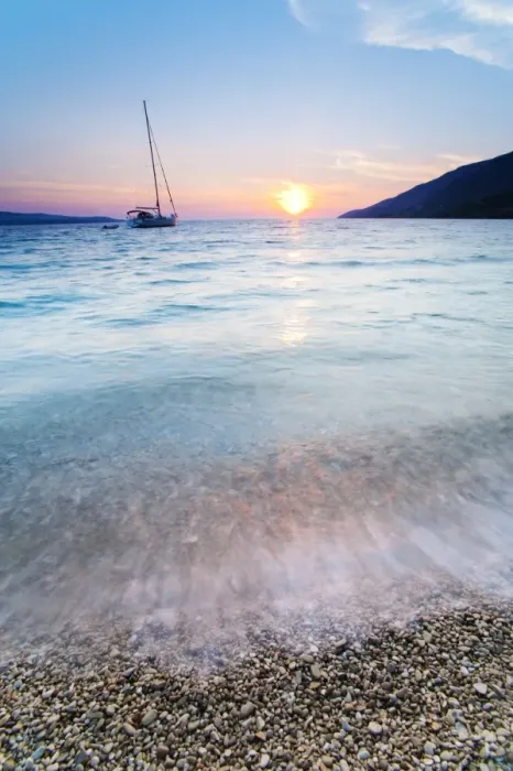 Framed Print : Adriatic Sea off Zlatni Rat Beach at sunset, Bol, Brac Island, Dalmatian Coast, Croatia, Europe Framed Print : Adriatic Sea off Zlatni Rat Beach at sunset, Bol, Brac Island, Dalmatian Coast, Croatia, Europe