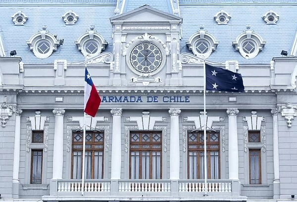 Aduana Nacional building, Plaza Sotomayor, Valparaiso, UNESCO World Heritage Site