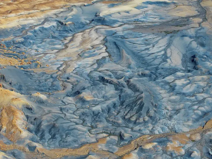 Framed Print : Aerial abstract view taken by drone of desert area near to Big Water during a sunny summer day, Utah, United States of America, North America Framed Print : Aerial abstract view taken by drone of desert area near to Big Water during a sunny summer day, Utah, United States of America, North America