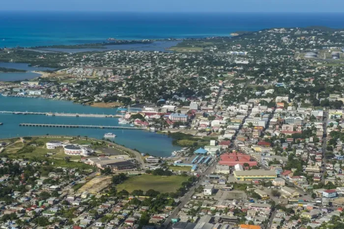 Framed Print : Aerial of Antigua, West Indies, Caribbean, Central America Framed Print : Aerial of Antigua, West Indies, Caribbean, Central America
