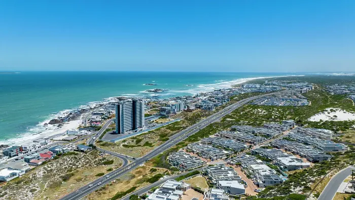 Framed Print : Aerial of Bloubergstrand Beach, Table Bay, Cape Town, South Africa, Africa Framed Print : Aerial of Bloubergstrand Beach, Table Bay, Cape Town, South Africa, Africa