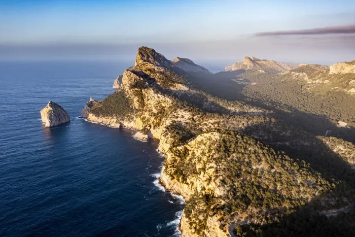 Framed Print : Aerial of the Cap de Formentor, Mallorca, Balearic Islands, Spain, Mediterranean, Europe Framed Print : Aerial of the Cap de Formentor, Mallorca, Balearic Islands, Spain, Mediterranean, Europe