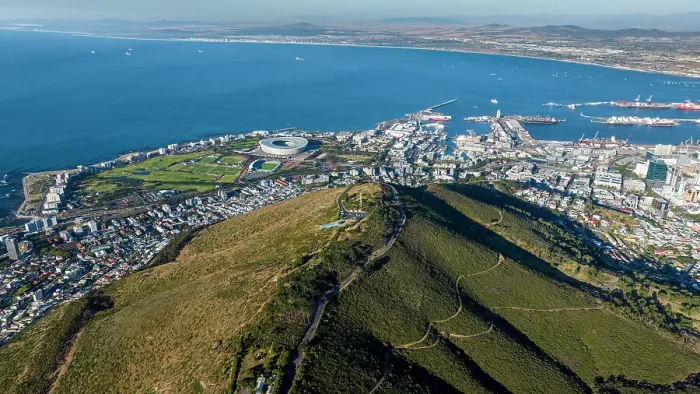 Framed Print : Aerial of Cape Town, South Africa, Africa Framed Print : Aerial of Cape Town, South Africa, Africa