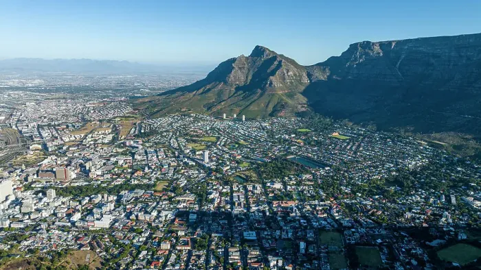 Framed Print : Aerial of Cape Town, South Africa, Africa Framed Print : Aerial of Cape Town, South Africa, Africa