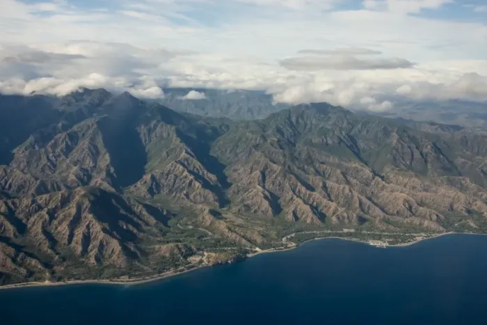 Framed Print : Aerial of the costal exclave Oecusse (Oecussi), East Timor, Southeast Asia, Asia Framed Print : Aerial of the costal exclave Oecusse (Oecussi), East Timor, Southeast Asia, Asia