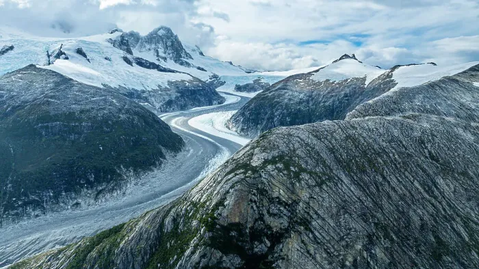 Framed Print : Aerial of the curvy Pia glacier, Tierra del Fuego, Chile, South America Framed Print : Aerial of the curvy Pia glacier, Tierra del Fuego, Chile, South America