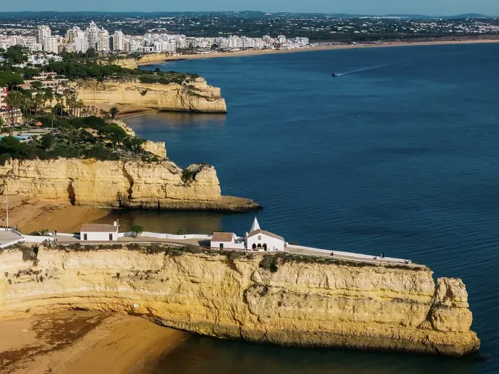 Framed Print : Aerial drone panoramic view of Fort of Nossa Senhora da Rocha (Fort of Our Lady of the Rock) (Castle of Porches), Porches, Lagoa, Algarve, Portugal Framed Print : Aerial drone panoramic view of Fort of Nossa Senhora da Rocha (Fort of Our Lady of the Rock) (Castle of Porches), Porches, Lagoa, Algarve, Portugal
