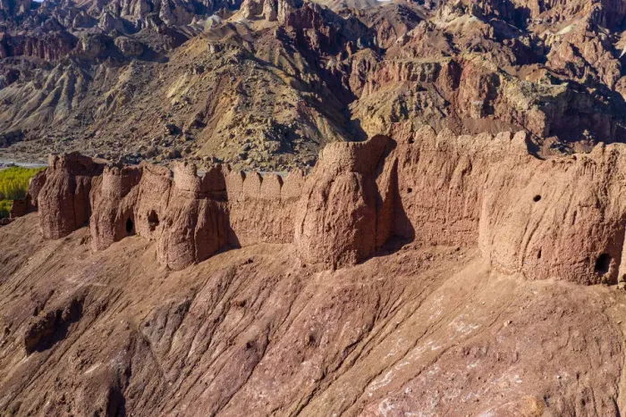 Framed Print : Aerial by drone of Shahr-e Zuhak. the red city, Bamyan, Afghanistan, Asia Framed Print : Aerial by drone of Shahr-e Zuhak. the red city, Bamyan, Afghanistan, Asia