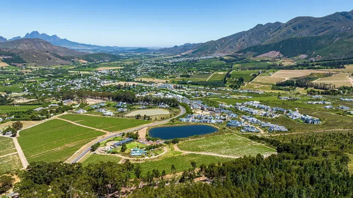 Framed Print : Aerial of Franschhoek, wine area, Western Cape Province, South Africa, Africa Framed Print : Aerial of Franschhoek, wine area, Western Cape Province, South Africa, Africa
