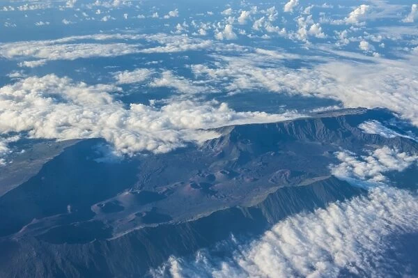 Aerial of Haleakala National Park, Maui, Hawaii, United States of America, Pacific