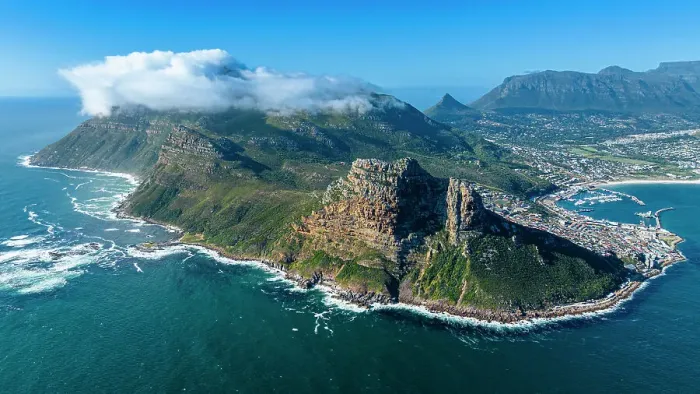 Framed Print : Aerial of Hout Bay, Cape Town, Cape Peninsula, South Africa, Africa Framed Print : Aerial of Hout Bay, Cape Town, Cape Peninsula, South Africa, Africa
