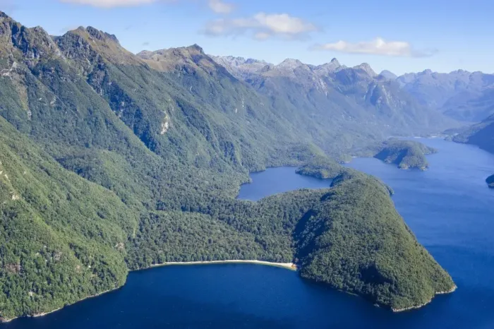 Framed Print : Aerial of a huge fjord in Fiordland National Park, UNESCO World Heritage Site, South Island, New Zealand, Pacific Framed Print : Aerial of a huge fjord in Fiordland National Park, UNESCO World Heritage Site, South Island, New Zealand, Pacific