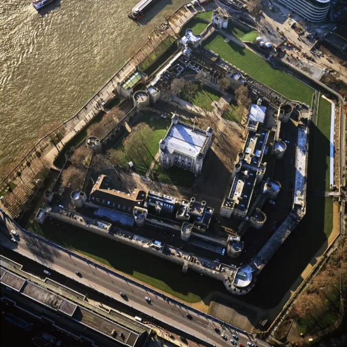 Framed Print : Aerial image of the Tower of London, UNESCO World Heritage Site, London Framed Print : Aerial image of the Tower of London, UNESCO World Heritage Site, London
