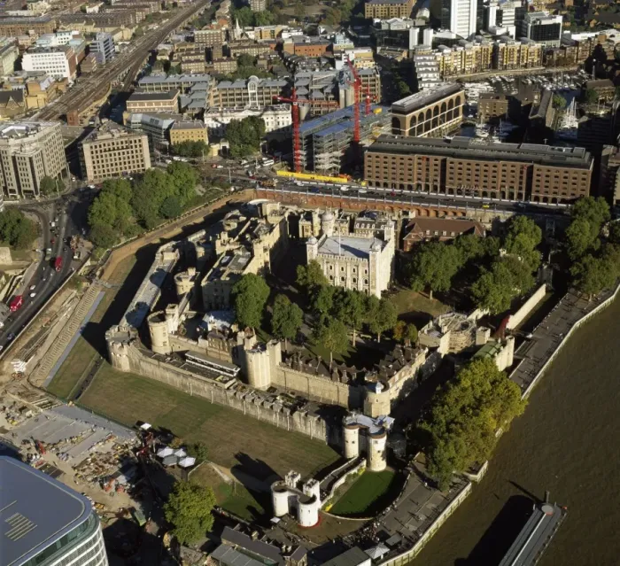 Framed Print : Aerial image of the Tower of London, UNESCO World Heritage Site, London Framed Print : Aerial image of the Tower of London, UNESCO World Heritage Site, London