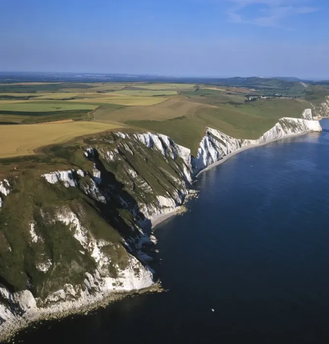 Framed Print : Aerial image of White Nothe, on the Jurassic Coast, UNESCO World Heritage Site Framed Print : Aerial image of White Nothe, on the Jurassic Coast, UNESCO World Heritage Site