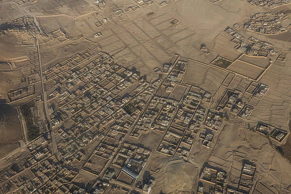 Aerial of Kabul, Afghanistan, Asia