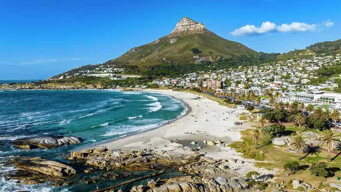 Framed Print : Aerial of the Lion's Head and Camps Bay, Cape Town, South Africa, Africa Framed Print : Aerial of the Lion's Head and Camps Bay, Cape Town, South Africa, Africa