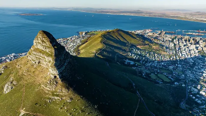 Framed Print : Aerial of the Lion's Head, Cape Town, South Africa, Africa Framed Print : Aerial of the Lion's Head, Cape Town, South Africa, Africa