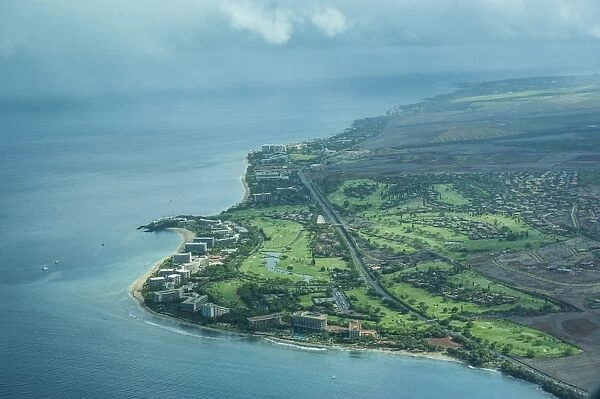 Aerial of Maui, Hawaii, United States of America, Pacific