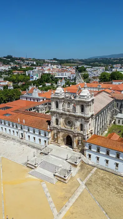 Framed Print : Aerial of the Monastery of Alcobaca, UNESCO World Heritage Site, Alcobaca, Oeste, Portugal, Europe Framed Print : Aerial of the Monastery of Alcobaca, UNESCO World Heritage Site, Alcobaca, Oeste, Portugal, Europe