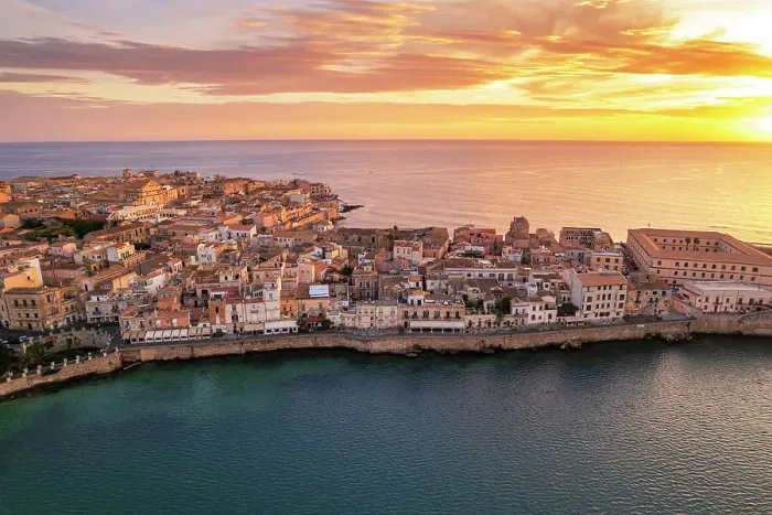 Framed Print : Aerial morning view of the old and fortified town Syracuse, UNESCO World Heritage Site, Ortigia island, Syracuse province, Ioanian sea, Sicily, Italy, Mediterranean, Europe Framed Print : Aerial morning view of the old and fortified town Syracuse, UNESCO World Heritage Site, Ortigia island, Syracuse province, Ioanian sea, Sicily, Italy, Mediterranean, Europe