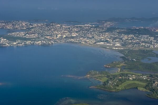 Aerial of Noumea, New Caledonia, Pacific
