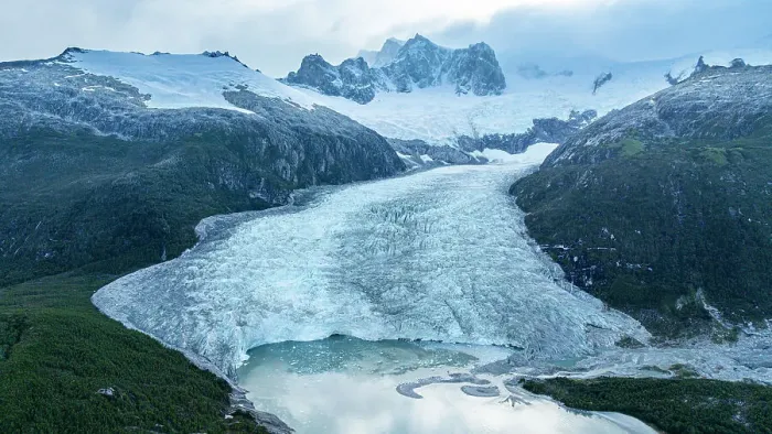 Framed Print : Aerial of Pia glacier, Tierra del Fuego, Chile, South America Framed Print : Aerial of Pia glacier, Tierra del Fuego, Chile, South America