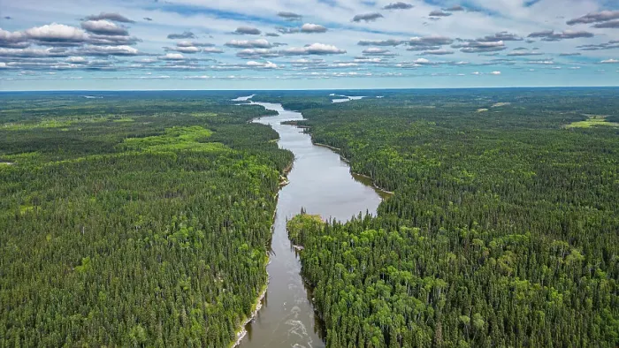 Framed Print : Aerial of the Pisew River, Pisew Falls Provincial Park, Thompson, Manitoba, Canada, North America Framed Print : Aerial of the Pisew River, Pisew Falls Provincial Park, Thompson, Manitoba, Canada, North America