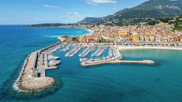 Framed Print : Aerial of the seaside town of Menton, Alpes Maritimes, Provence-Alpes-Cote d'Azur, French Riviera, France, Europe Framed Print : Aerial of the seaside town of Menton, Alpes Maritimes, Provence-Alpes-Cote d'Azur, French Riviera, France, Europe
