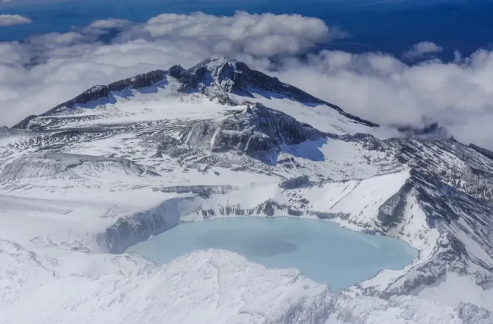 Framed Print : Aerial of a tuquoise crater lake on top of Mount Ruapehu, Tongariro National Park, UNESCO World Heritage Site, North Island, New Zealand, Pacific Framed Print : Aerial of a tuquoise crater lake on top of Mount Ruapehu, Tongariro National Park, UNESCO World Heritage Site, North Island, New Zealand, Pacific